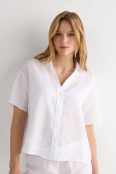 Pure Linen Short Sleeve Shirt