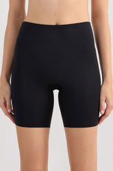 Raw Edge Seamless Cotton Shorts