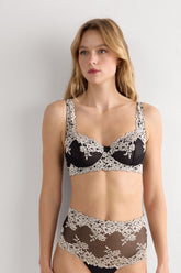 Floral Lace Balconette Bra