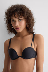 Ultralight Balconette Bra with Deep Neckline