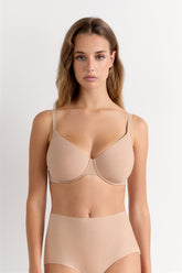 Soft Balconette Bra for Light Support and Comfort