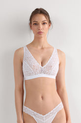 Lace Triangle Bra Soft Comfort Feminine