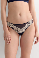 Floral Lace Cheeky Panties Romantic Charm