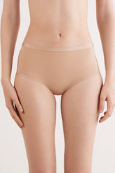 Soft Microfiber Panties with Romantic Lace Trim