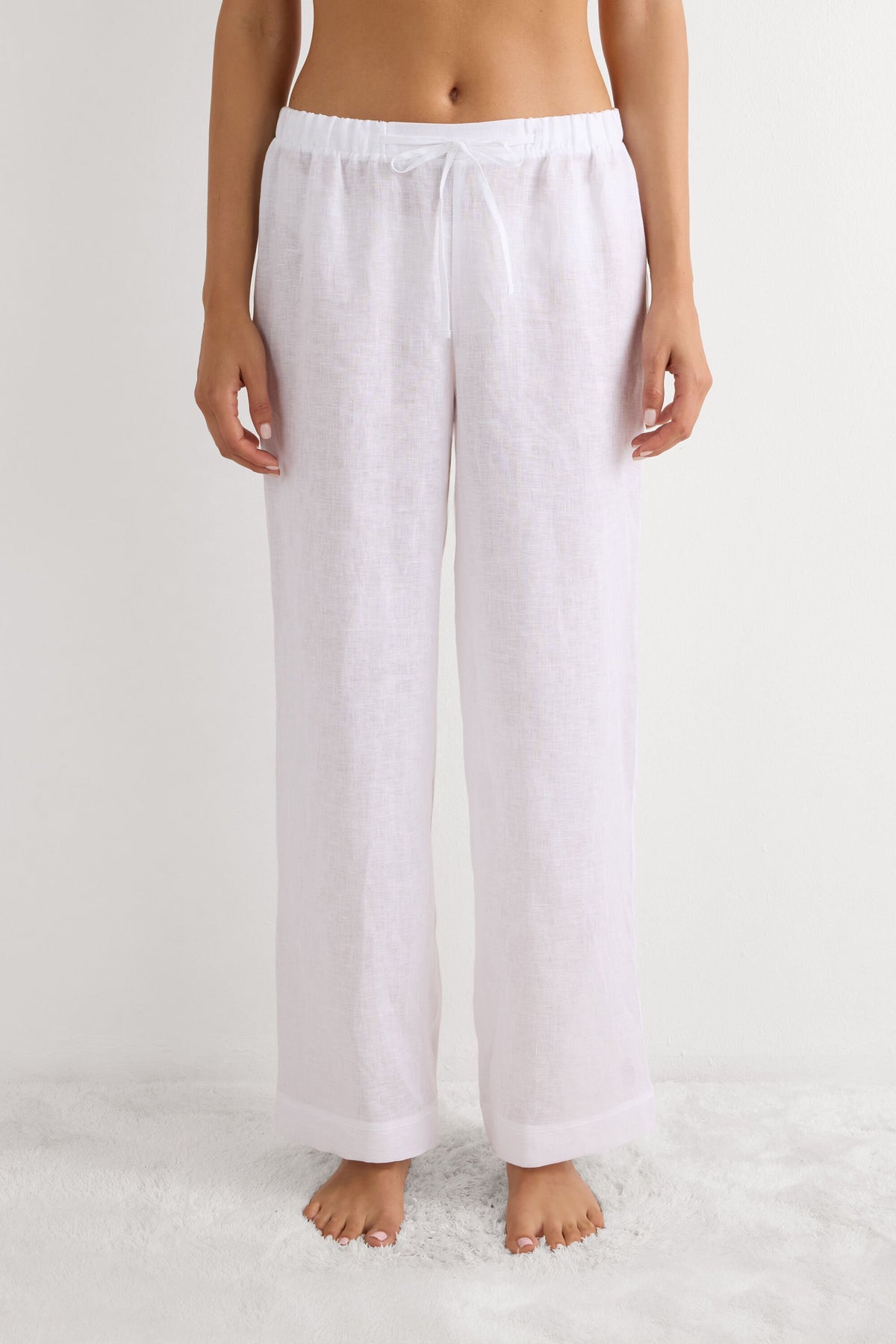 Effortless Linen Drawstring Pants