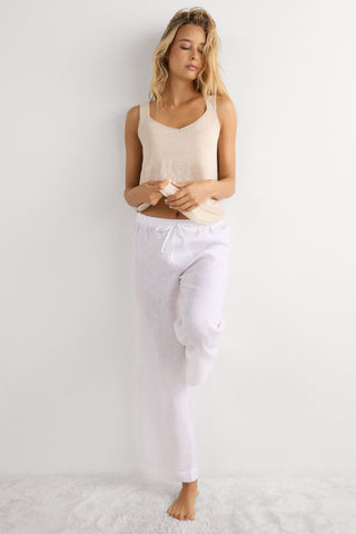 Effortless Linen Drawstring Pants