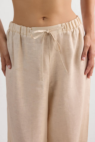 Effortless Linen Drawstring Pants