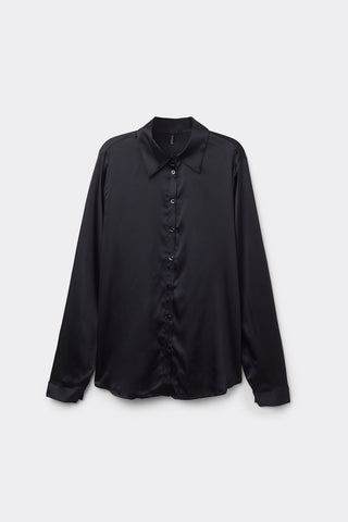 Effortless Silk Button Down Shirt