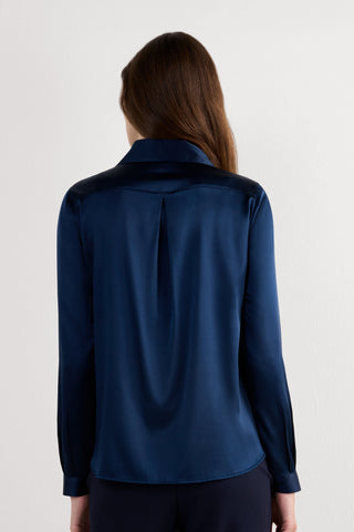 Effortless Silk Button Down Shirt