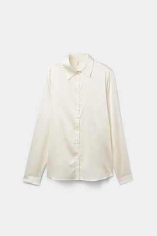 Effortless Silk Button Down Shirt