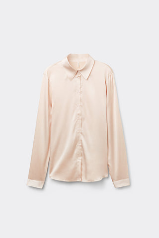 Effortless Silk Button Down Shirt