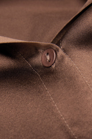 Effortless Silk Button Down Shirt