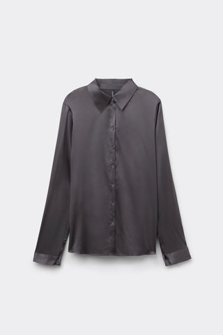 Effortless Silk Button Down Shirt