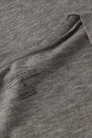 Softly Hugging V Neck Top In Lightweight Fabric