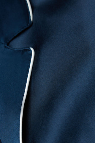 Silk Satin Jacket Menswear Inspired Elegance