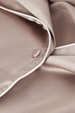 Silk Satin Jacket Menswear Inspired Elegance