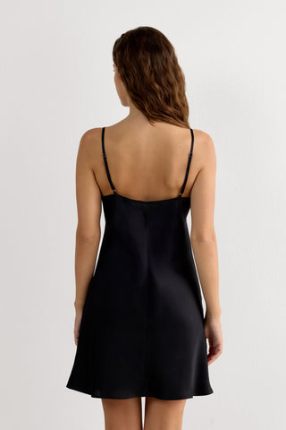 Silk Slip Dress Elegant Nightwear