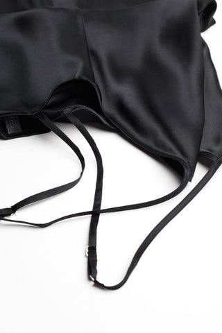 Silk Slip Dress Elegant Nightwear