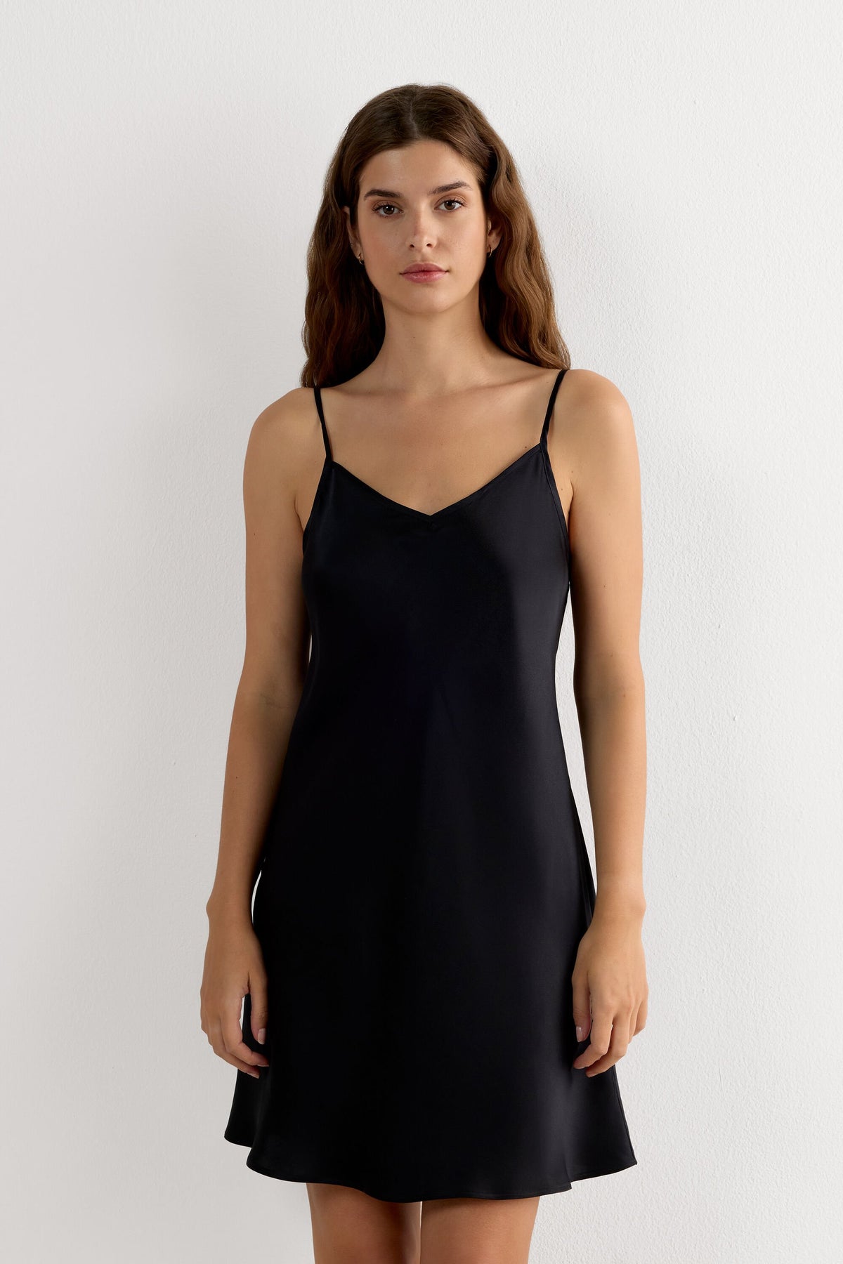 Silk Slip Dress Elegant Nightwear
