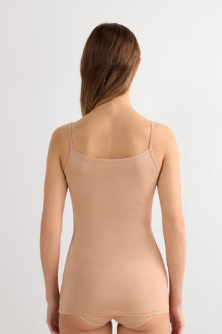 Fresh Cotton Camisole with Thin Straps
