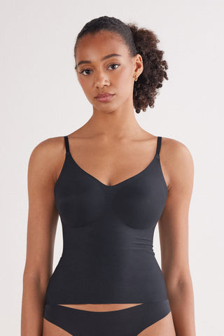 Seamless Bra Top In Soft Microfiber