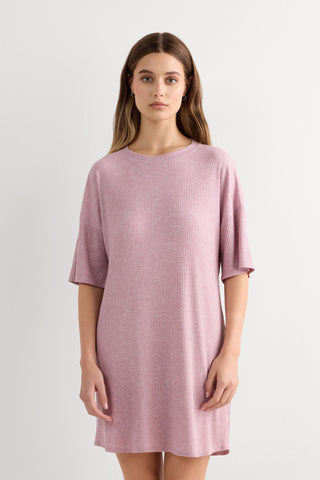 Soft Ribbed Modal Nightshirt
