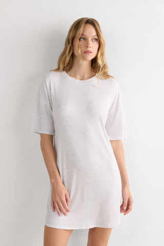 Soft Ribbed Modal Nightshirt