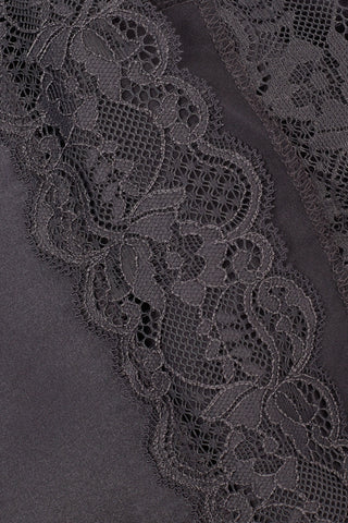 Lace Trim Silk Shorts Romantic Nightwear