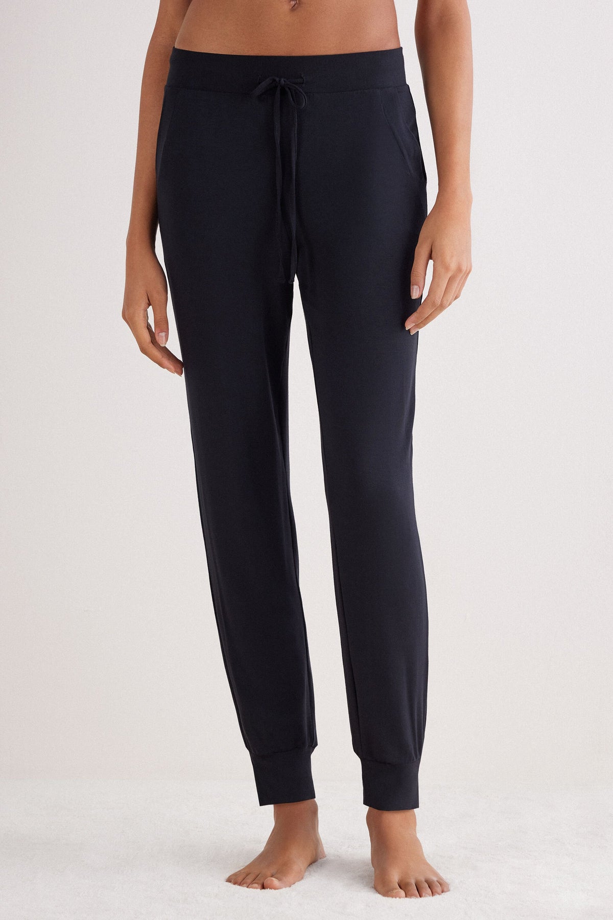 Soft Modal Cuffed Pants