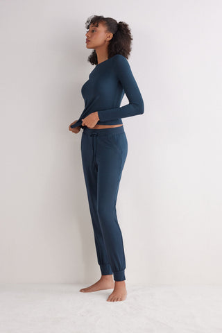 Soft Modal Cuffed Pants