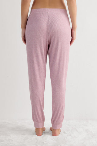 Soft Ribbed Modal Pants