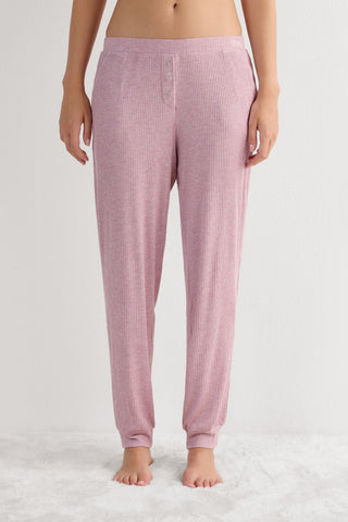 Soft Ribbed Modal Pants