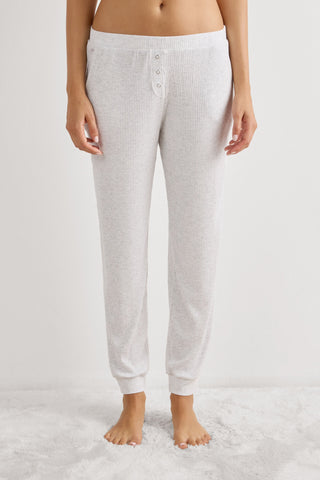 Soft Ribbed Modal Pants