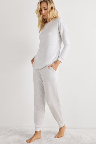 Soft Ribbed Modal Pants