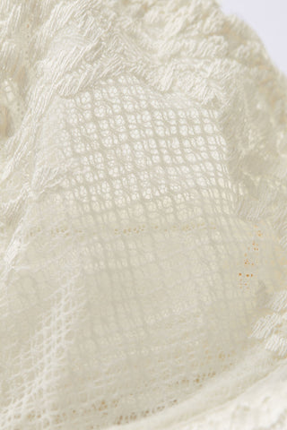 Floral Lace Bandeau Bra Elegant and Feminine