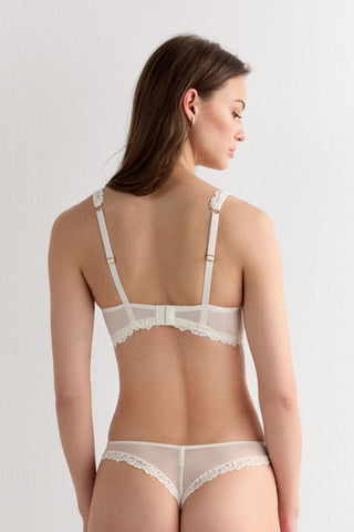 Floral Lace Balconette Bra