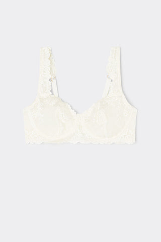 Floral Lace Balconette Bra