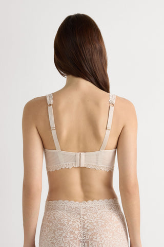Floral Lace Balconette Bra