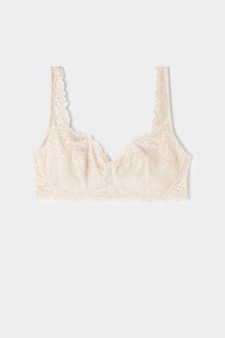 Floral Lace Balconette Bra