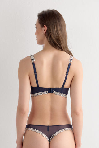 Floral Lace Balconette Bra