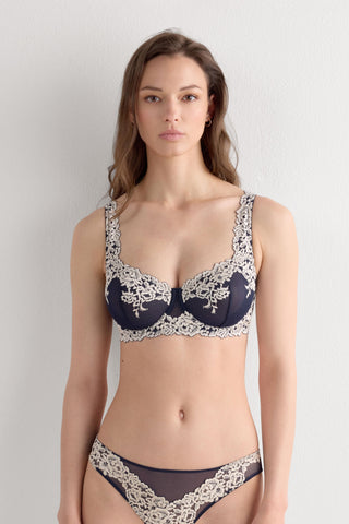 Floral Lace Balconette Bra