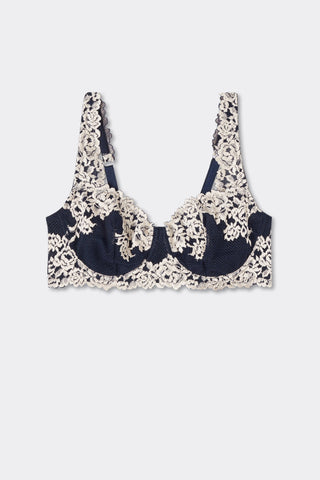 Floral Lace Balconette Bra