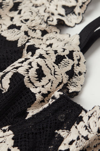 Floral Lace Balconette Bra