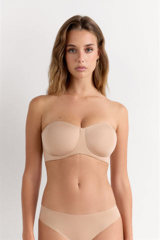 Bandeau Balconette Bra in Ultralight Microfiber
