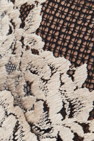 Floral Lace Balconette Bra Romantic Deep V Neckline