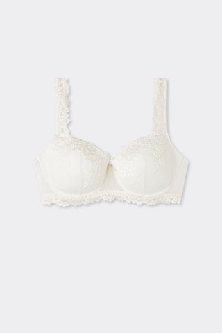 Flower Lace Balconette Bra Feminine Silhouette