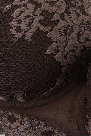 Flower Lace Balconette Bra Feminine Silhouette