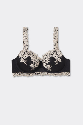Flower Lace Balconette Bra Feminine Silhouette