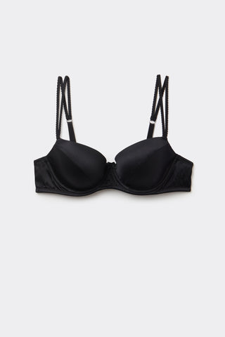 Silk Balconette Bra Natural Lift Elegance