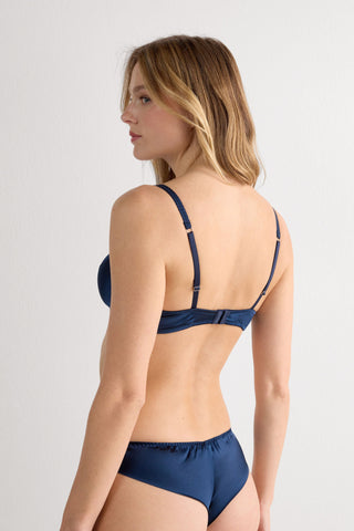 Silk Balconette Bra Natural Lift Elegance